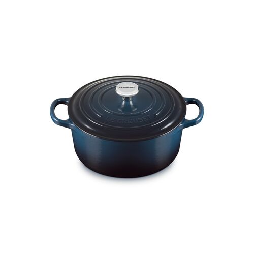 Le Creuset gietijzeren ronde braadpan 22 cm / 3.3 liter - nuit