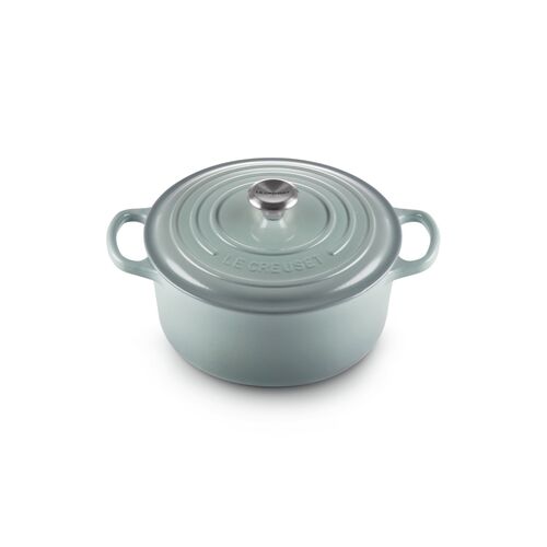 Le Creuset gietijzeren ronde braadpan 22 cm / 3.3 liter - sea salt