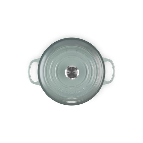 Le Creuset gietijzeren ronde braadpan 22 cm / 3.3 liter - sea salt