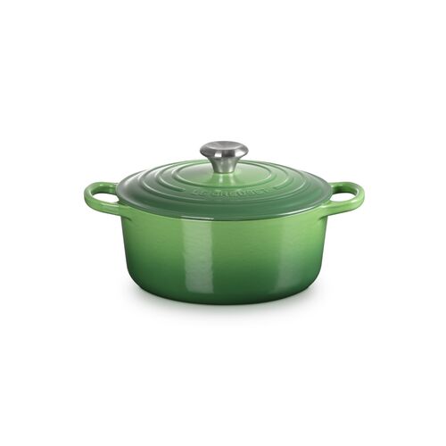 Le Creuset gietijzeren ronde braadpan 24 cm / 4.2 liter - bamboo