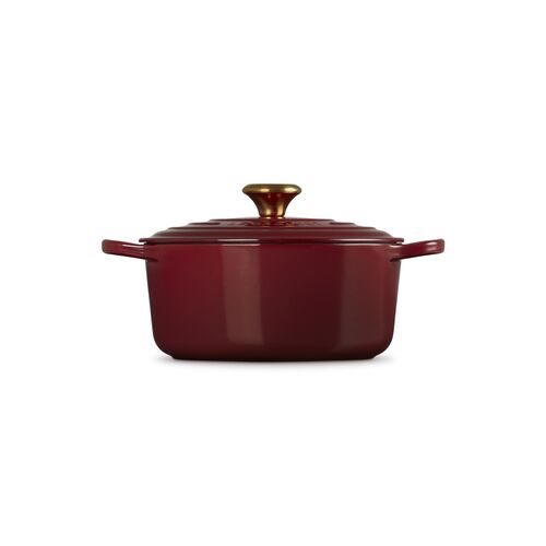 Le Creuset gietijzeren ronde braadpan 24 cm / 4.2 liter - garnet