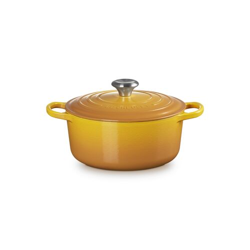 Le Creuset gietijzeren ronde braadpan 24 cm / 4.2 liter - nectar