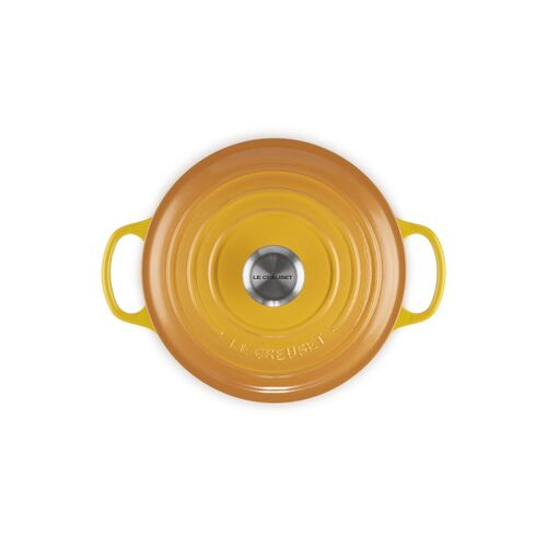 Le Creuset gietijzeren ronde braadpan 24 cm / 4.2 liter - nectar