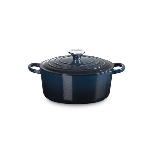 Le Creuset gietijzeren ronde braadpan 24 cm / 4.2 liter - nuit