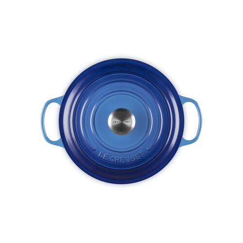 Le Creuset gietijzeren ronde braadpan 26 cm / 5.3 liter - azure