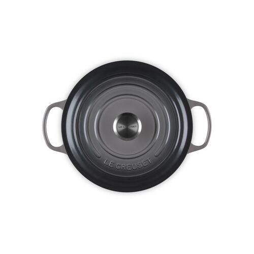Le Creuset gietijzeren ronde braadpan 26 cm / 5.3 liter - flint
