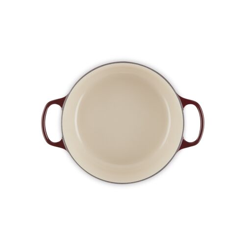 Le Creuset gietijzeren ronde braadpan 26 cm / 5.3 liter - garnet