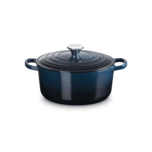 Le Creuset gietijzeren ronde braadpan 26 cm / 5.3 liter - nuit