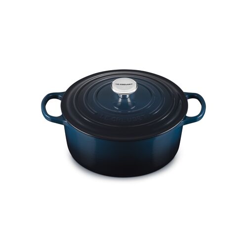 Le Creuset gietijzeren ronde braadpan 26 cm / 5.3 liter - nuit