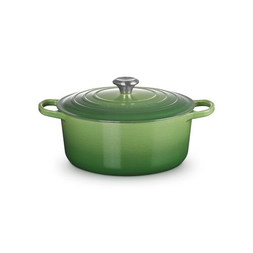 Le Creuset gietijzeren ronde braadpan 28 cm / 6.7 liter - bamboo