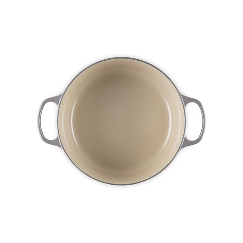Le Creuset gietijzeren ronde braadpan 28 cm / 6.7 liter - flint