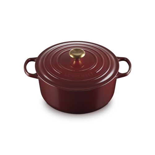 Le Creuset gietijzeren ronde braadpan 28 cm / 6.7 liter - garnet