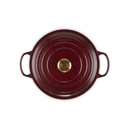 Le Creuset gietijzeren ronde braadpan 28 cm / 6.7 liter - garnet