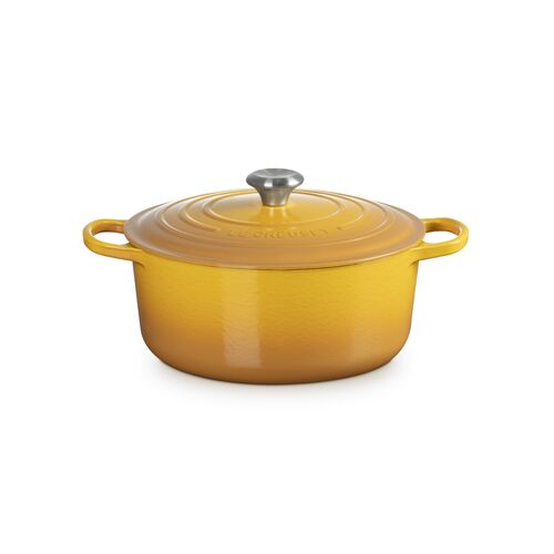 Le Creuset gietijzeren ronde braadpan 28 cm / 6.7 liter - nectar