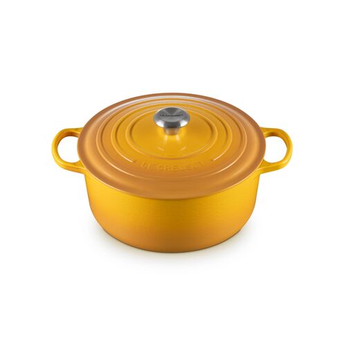 Le Creuset gietijzeren ronde braadpan 28 cm / 6.7 liter - nectar