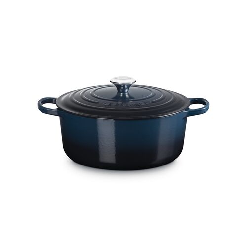 Le Creuset gietijzeren ronde braadpan 28 cm / 6.7 liter - nuit