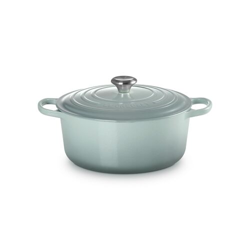 Le Creuset gietijzeren ronde braadpan 28 cm / 6.7 liter - sea salt