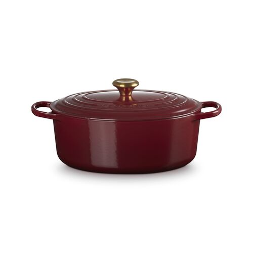 Le Creuset gietijzeren ovale braadpan 31 cm / 6.3 liter - garnet