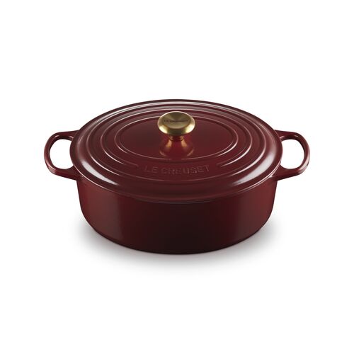 Le Creuset gietijzeren ovale braadpan 31 cm / 6.3 liter - garnet