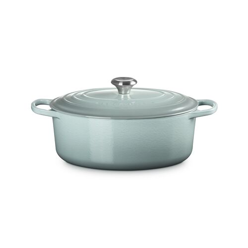 Le Creuset gietijzeren ovale braadpan - 31 cm / 6.3 liter - sea salt