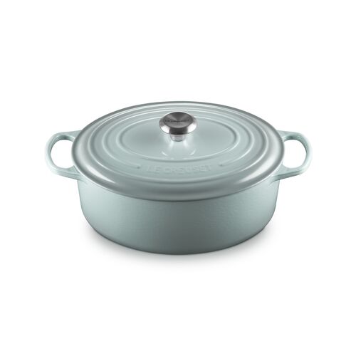 Le Creuset gietijzeren ovale braadpan - 31 cm / 6.3 liter - sea salt