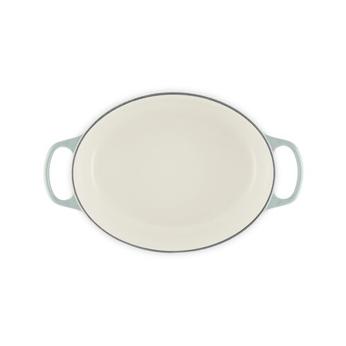 Le Creuset gietijzeren ovale braadpan - 31 cm / 6.3 liter - sea salt