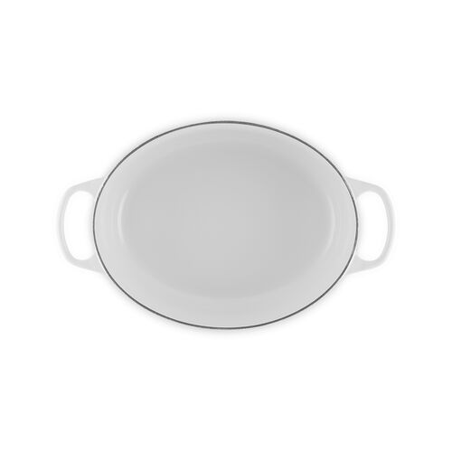Le Creuset gietijzeren ovale braadpan - 31 cm / 6.3 liter - wit
