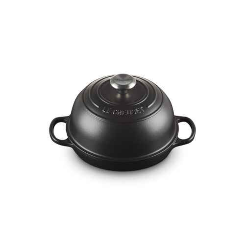 Le Creuset gietijzeren broodpan 24 cm / 1.6 liter - mat zwart