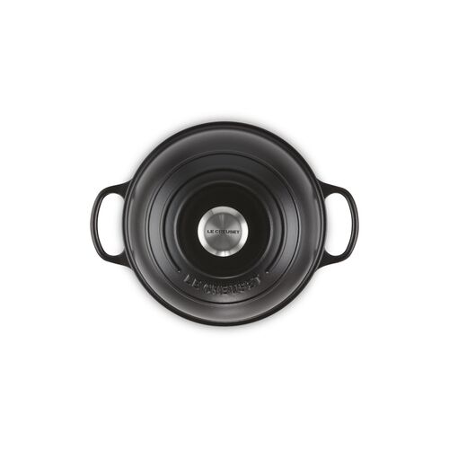 Le Creuset gietijzeren broodpan 24 cm / 1.6 liter - mat zwart