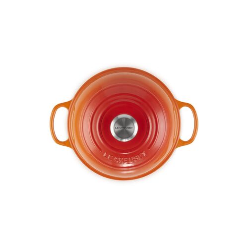Le Creuset gietijzeren broodpan 24 cm / 1.6 liter - oranjerood