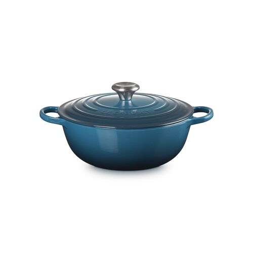 Le Creuset gietijzeren marmite - 26 cm / 4.1 liter - deep teal