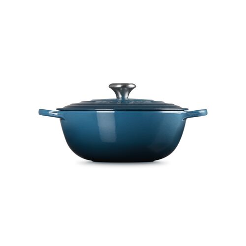 Le Creuset gietijzeren marmite - 26 cm / 4.1 liter - deep teal