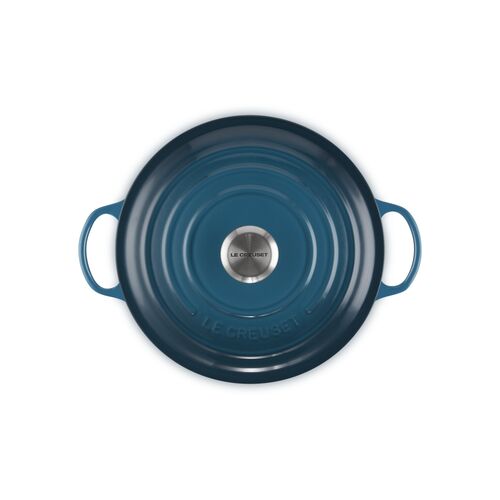 Le Creuset gietijzeren marmite - 26 cm / 4.1 liter - deep teal