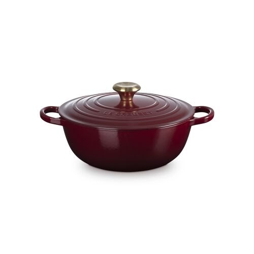 Le Creuset gietijzeren marmite - 26 cm / 4.1 liter - garnet