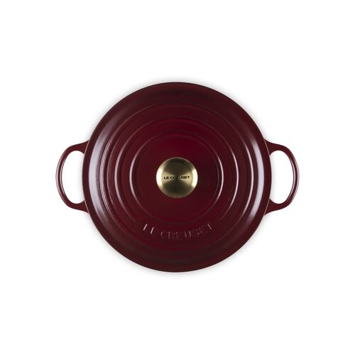 Le Creuset gietijzeren marmite - 26 cm / 4.1 liter - garnet