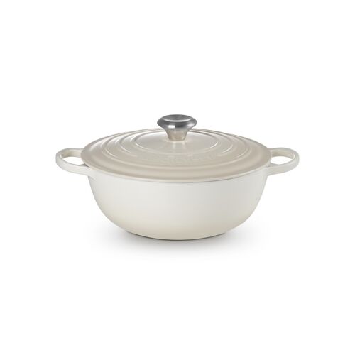 Le Creuset gietijzeren marmite - 26 cm / 4.1 liter - meringue