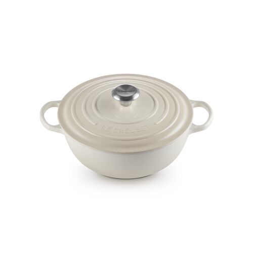 Le Creuset gietijzeren marmite - 26 cm / 4.1 liter - meringue