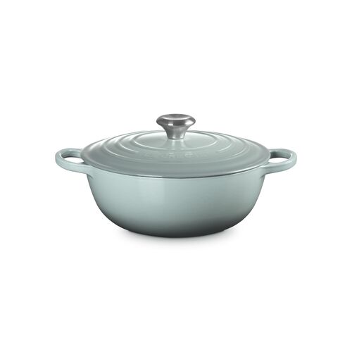 Le Creuset gietijzeren marmite - 26 cm / 4.1 liter - sea salt