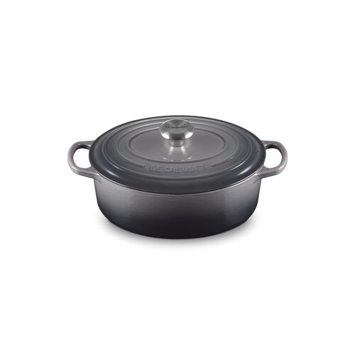 Le Creuset gietijzeren ovale braadpan - 27 cm / 4.1 liter - flint