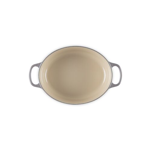 Le Creuset gietijzeren ovale braadpan - 27 cm / 4.1 liter - flint