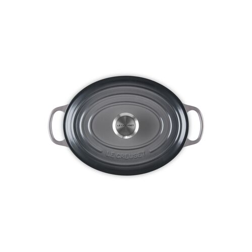 Le Creuset gietijzeren ovale braadpan - 27 cm / 4.1 liter - flint
