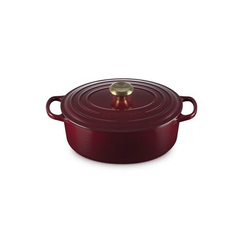 Le Creuset gietijzeren ovale braadpan - 27 cm / 4.1 liter - garnet
