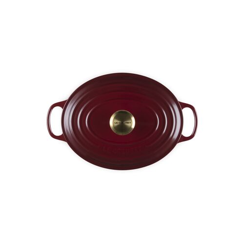 Le Creuset gietijzeren ovale braadpan - 27 cm / 4.1 liter - garnet