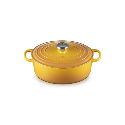 Le Creuset gietijzeren ovale braadpan - 27 cm / 4.1 liter - nectar