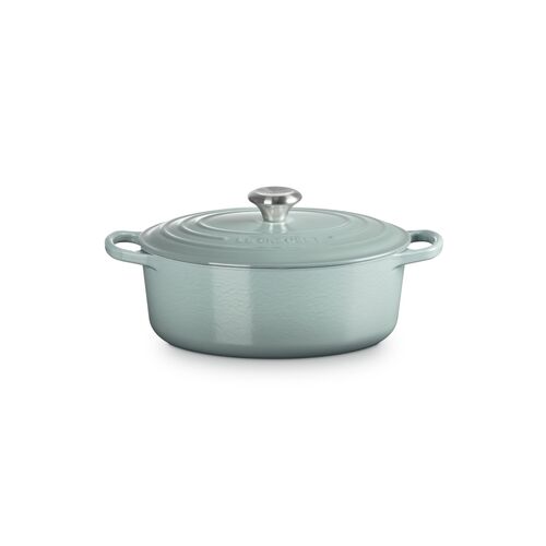 Le Creuset gietijzeren ovale braadpan - 27 cm / 4.1 liter - sea salt