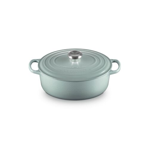 Le Creuset gietijzeren ovale braadpan - 27 cm / 4.1 liter - sea salt