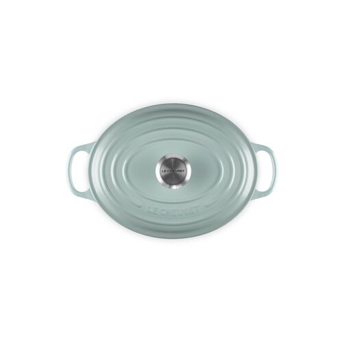 Le Creuset gietijzeren ovale braadpan - 27 cm / 4.1 liter - sea salt