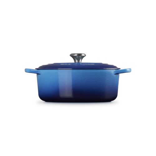 Le Creuset gietijzeren ovale braadpan - 29 cm / 4.7 liter - azure