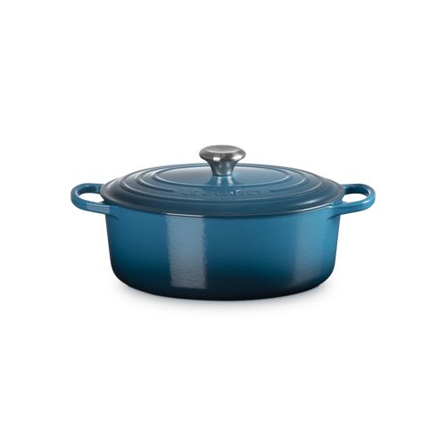 Le Creuset gietijzeren ovale braadpan - 29 cm / 4.7 liter - deep teal