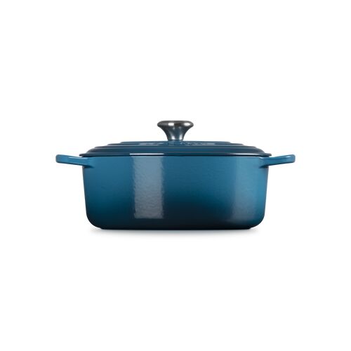 Le Creuset gietijzeren ovale braadpan - 29 cm / 4.7 liter - deep teal